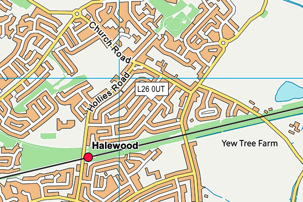L26 0UT map - OS VectorMap District (Ordnance Survey) L26 0UT map - OS VectorMap District (Ordnance Survey)