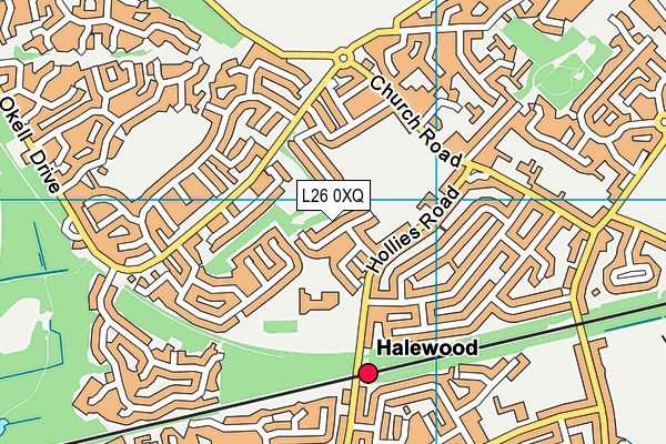 L26 0XQ map - OS VectorMap District (Ordnance Survey) L26 0XQ map - OS VectorMap District (Ordnance Survey)