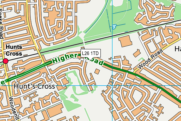 L26 1TD map - OS VectorMap District (Ordnance Survey) L26 1TD map - OS VectorMap District (Ordnance Survey)