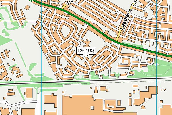 L26 1UQ map - OS VectorMap District (Ordnance Survey) L26 1UQ map - OS VectorMap District (Ordnance Survey)