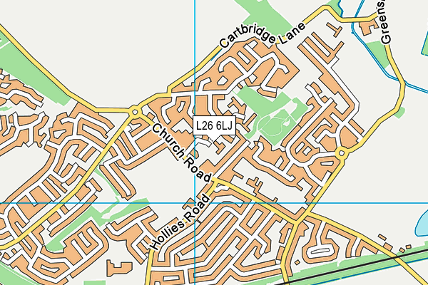 L26 6LJ map - OS VectorMap District (Ordnance Survey) L26 6LJ map - OS VectorMap District (Ordnance Survey)