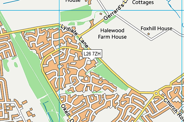 L26 7ZH map - OS VectorMap District (Ordnance Survey)