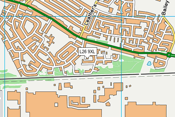 L26 9XL map - OS VectorMap District (Ordnance Survey) L26 9XL map - OS VectorMap District (Ordnance Survey)