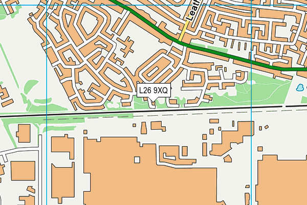 L26 9XQ map - OS VectorMap District (Ordnance Survey) L26 9XQ map - OS VectorMap District (Ordnance Survey)