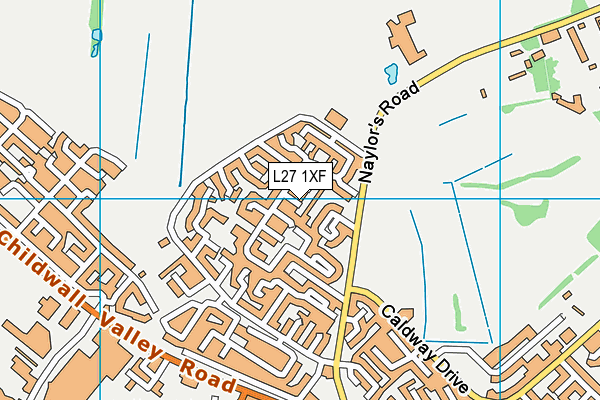 L27 1XF map - OS VectorMap District (Ordnance Survey) L27 1XF map - OS VectorMap District (Ordnance Survey)