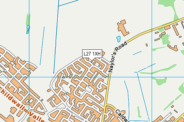 L27 1XH map - OS VectorMap District (Ordnance Survey) L27 1XH map - OS VectorMap District (Ordnance Survey)