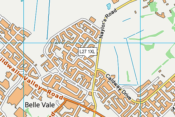 L27 1XL map - OS VectorMap District (Ordnance Survey) L27 1XL map - OS VectorMap District (Ordnance Survey)