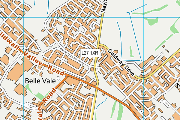 L27 1XR map - OS VectorMap District (Ordnance Survey) L27 1XR map - OS VectorMap District (Ordnance Survey)