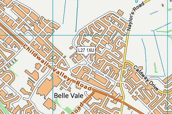 L27 1XU map - OS VectorMap District (Ordnance Survey) L27 1XU map - OS VectorMap District (Ordnance Survey)