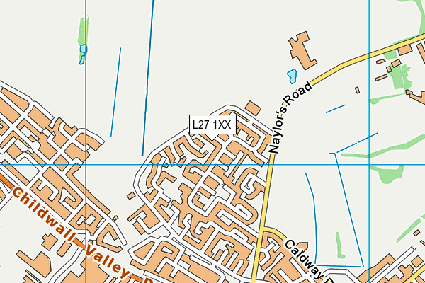 L27 1XX map - OS VectorMap District (Ordnance Survey) L27 1XX map - OS VectorMap District (Ordnance Survey)