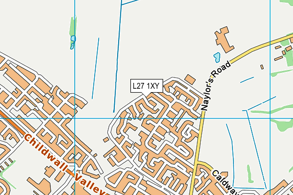 L27 1XY map - OS VectorMap District (Ordnance Survey) L27 1XY map - OS VectorMap District (Ordnance Survey)