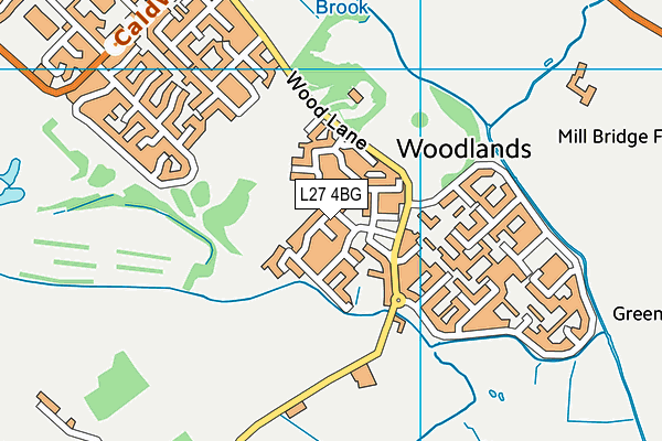 L27 4BG map - OS VectorMap District (Ordnance Survey) L27 4BG map - OS VectorMap District (Ordnance Survey)