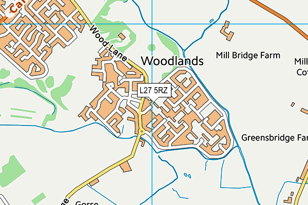 L27 5RZ map - OS VectorMap District (Ordnance Survey) L27 5RZ map - OS VectorMap District (Ordnance Survey)
