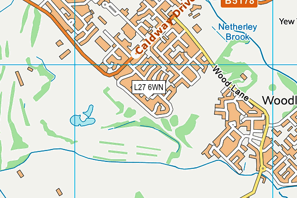 L27 6WN map - OS VectorMap District (Ordnance Survey) L27 6WN map - OS VectorMap District (Ordnance Survey)