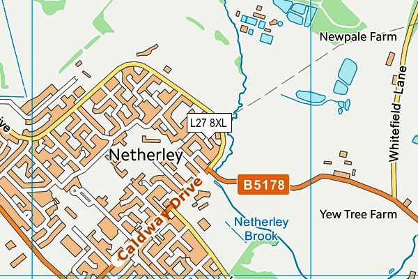 L27 8XL map - OS VectorMap District (Ordnance Survey) L27 8XL map - OS VectorMap District (Ordnance Survey)