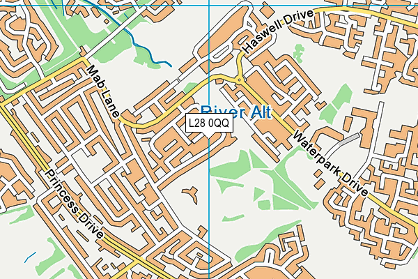 L28 0QQ map - OS VectorMap District (Ordnance Survey) L28 0QQ map - OS VectorMap District (Ordnance Survey)