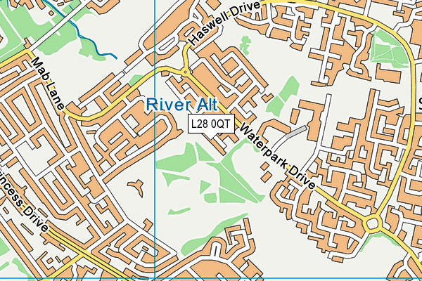 L28 0QT map - OS VectorMap District (Ordnance Survey) L28 0QT map - OS VectorMap District (Ordnance Survey)