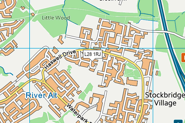 L28 1RJ map - OS VectorMap District (Ordnance Survey) L28 1RJ map - OS VectorMap District (Ordnance Survey)