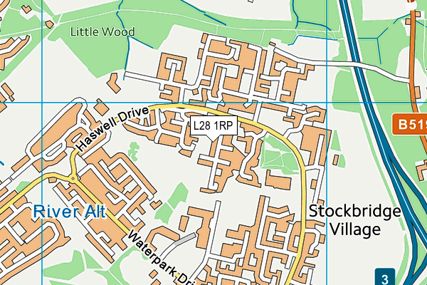 L28 1RP map - OS VectorMap District (Ordnance Survey) L28 1RP map - OS VectorMap District (Ordnance Survey)