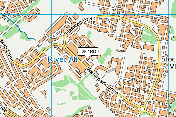 L28 1RQ map - OS VectorMap District (Ordnance Survey) L28 1RQ map - OS VectorMap District (Ordnance Survey)