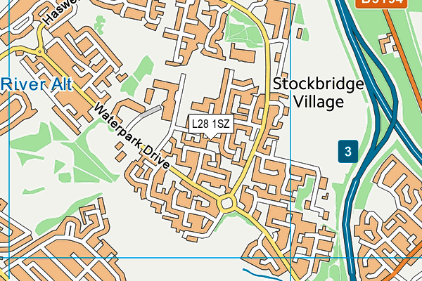 L28 1SZ map - OS VectorMap District (Ordnance Survey)