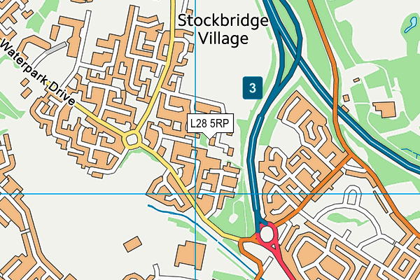 L28 5RP map - OS VectorMap District (Ordnance Survey)