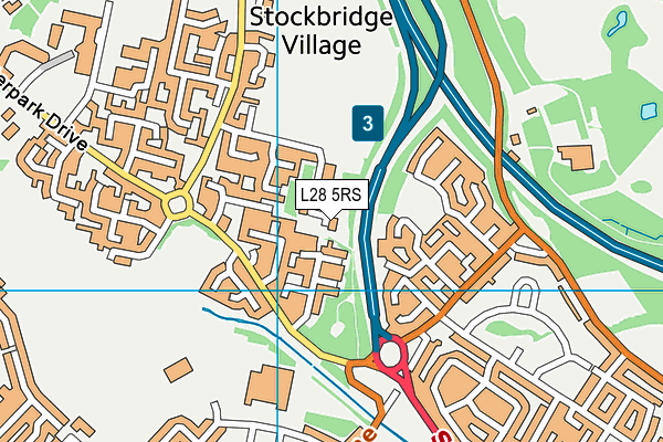L28 5RS map - OS VectorMap District (Ordnance Survey)