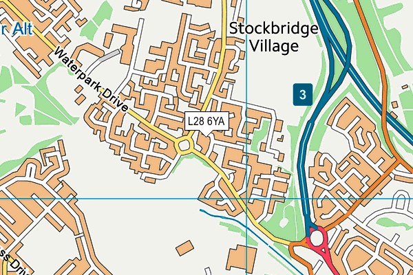 L28 6YA map - OS VectorMap District (Ordnance Survey) L28 6YA map - OS VectorMap District (Ordnance Survey)