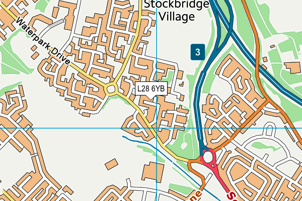 L28 6YB map - OS VectorMap District (Ordnance Survey) L28 6YB map - OS VectorMap District (Ordnance Survey)