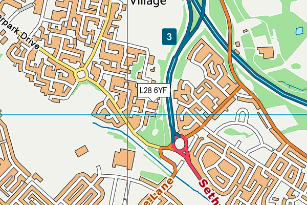 L28 6YF map - OS VectorMap District (Ordnance Survey) L28 6YF map - OS VectorMap District (Ordnance Survey)