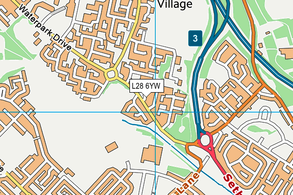 L28 6YW map - OS VectorMap District (Ordnance Survey) L28 6YW map - OS VectorMap District (Ordnance Survey)