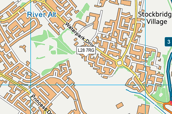 L28 7RG map - OS VectorMap District (Ordnance Survey) L28 7RG map - OS VectorMap District (Ordnance Survey)
