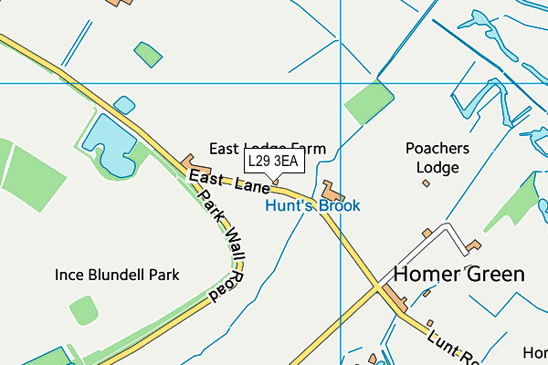 L29 3EA map - OS VectorMap District (Ordnance Survey) L29 3EA map - OS VectorMap District (Ordnance Survey)