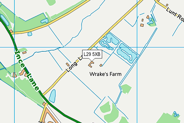 L29 5XB map - OS VectorMap District (Ordnance Survey) L29 5XB map - OS VectorMap District (Ordnance Survey)