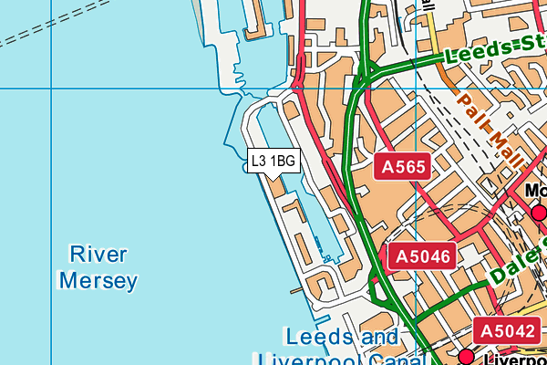 L3 1BG map - OS VectorMap District (Ordnance Survey) L3 1BG map - OS VectorMap District (Ordnance Survey)