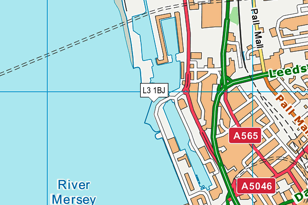 L3 1BJ map - OS VectorMap District (Ordnance Survey)