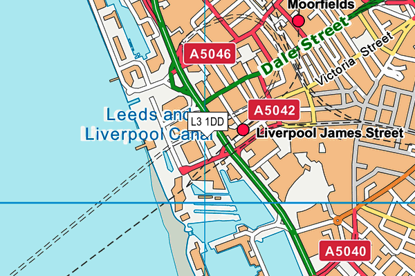 L3 1DD map - OS VectorMap District (Ordnance Survey) L3 1DD map - OS VectorMap District (Ordnance Survey)