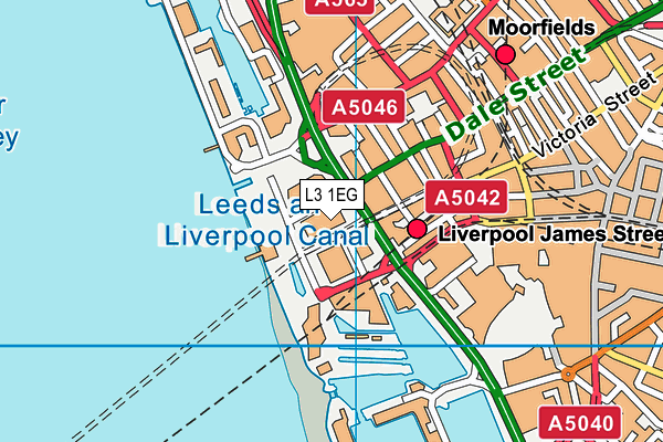 L3 1EG map - OS VectorMap District (Ordnance Survey) L3 1EG map - OS VectorMap District (Ordnance Survey)