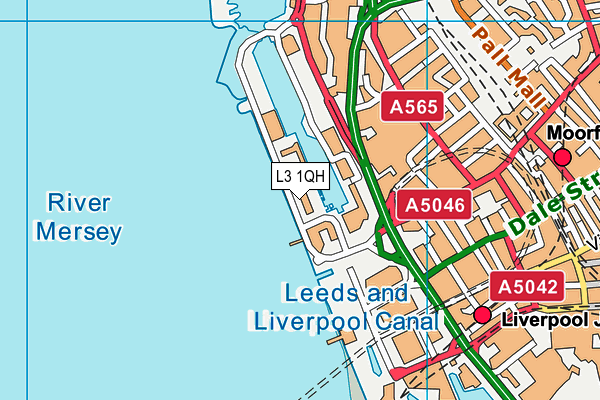 L3 1QH map - OS VectorMap District (Ordnance Survey) L3 1QH map - OS VectorMap District (Ordnance Survey)