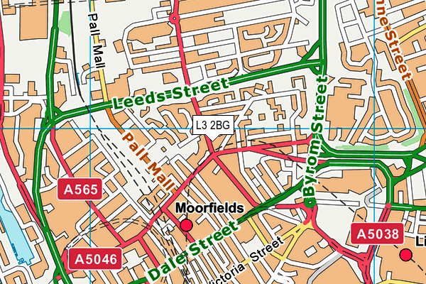 L3 2BG map - OS VectorMap District (Ordnance Survey) L3 2BG map - OS VectorMap District (Ordnance Survey)