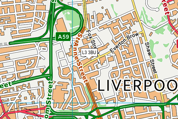 L3 3BU map - OS VectorMap District (Ordnance Survey) L3 3BU map - OS VectorMap District (Ordnance Survey)