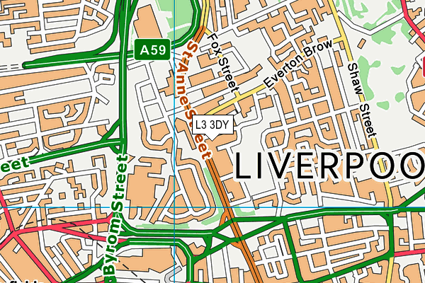 L3 3DY map - OS VectorMap District (Ordnance Survey) L3 3DY map - OS VectorMap District (Ordnance Survey)