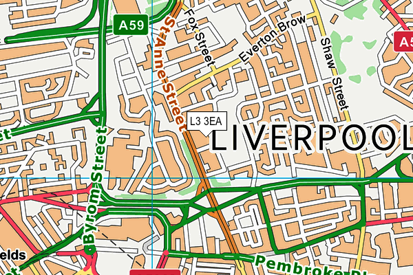 L3 3EA map - OS VectorMap District (Ordnance Survey) L3 3EA map - OS VectorMap District (Ordnance Survey)
