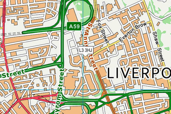 L3 3HJ map - OS VectorMap District (Ordnance Survey) L3 3HJ map - OS VectorMap District (Ordnance Survey)