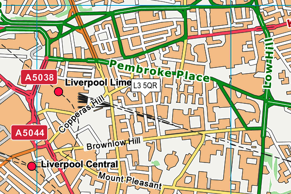 L3 5QR map - OS VectorMap District (Ordnance Survey) L3 5QR map - OS VectorMap District (Ordnance Survey)