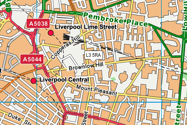 L3 5RA map - OS VectorMap District (Ordnance Survey) L3 5RA map - OS VectorMap District (Ordnance Survey)
