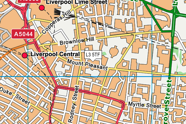 L3 5TF map - OS VectorMap District (Ordnance Survey) L3 5TF map - OS VectorMap District (Ordnance Survey)