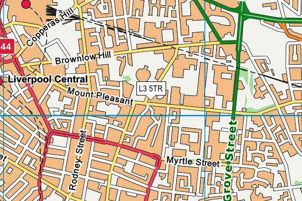 L3 5TR map - OS VectorMap District (Ordnance Survey) L3 5TR map - OS VectorMap District (Ordnance Survey)