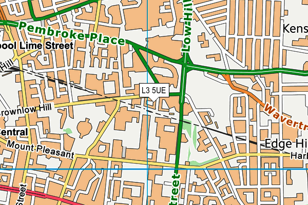 L3 5UE map - OS VectorMap District (Ordnance Survey) L3 5UE map - OS VectorMap District (Ordnance Survey)