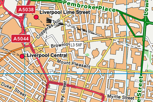 L3 5XF map - OS VectorMap District (Ordnance Survey) L3 5XF map - OS VectorMap District (Ordnance Survey)